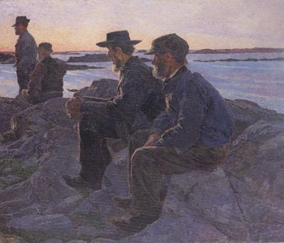 Carl Wilhelmson On the Rocks at Fiskebackskil (nn02